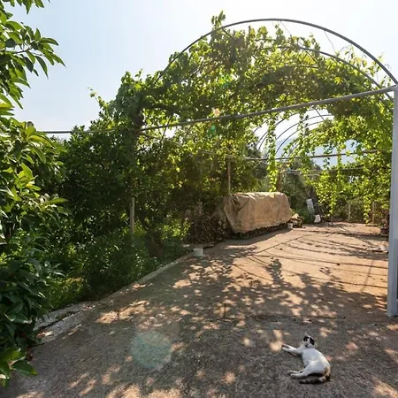 別荘 Serene Seaside Bliss - Lush & Secluded Garden Oasis カラマタ